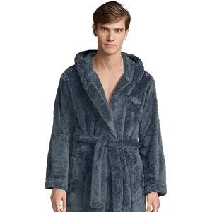 NWT Ugg Men's Robe Beckett Hooded Pockets Super Soft Dark Wave XL/XXL